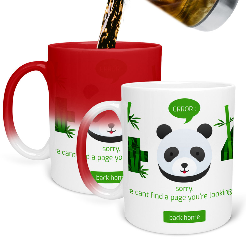 Printed Ceramic Coffee Mug | Valentine Day | Panda Celebrating Valentine Day | 325 Ml…